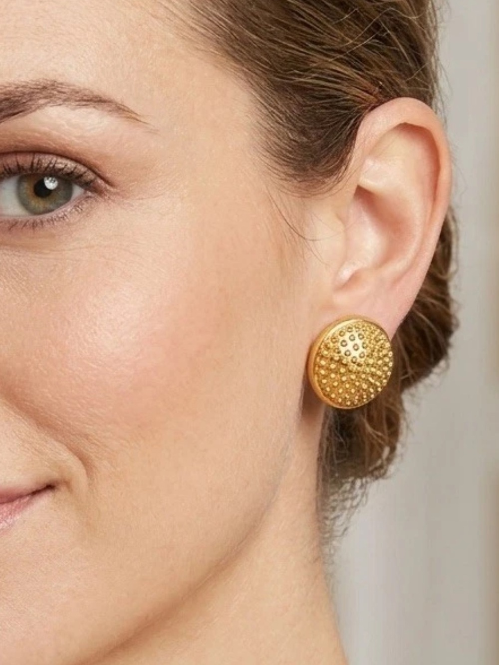 18k gold plated over sterling silver earrings